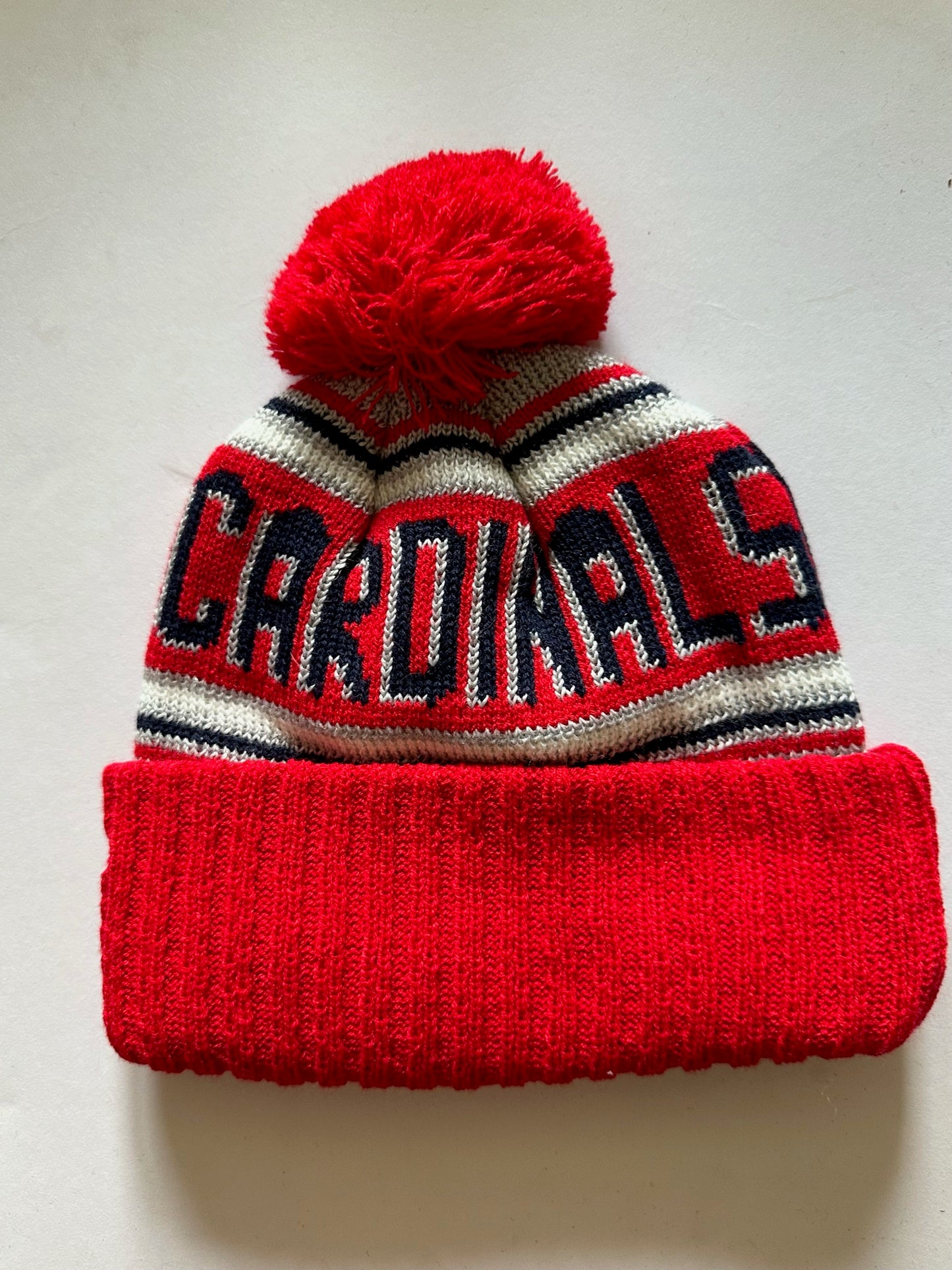 St Louis Cardinals MLB Bobble Beanie Multi Colour With Tags on