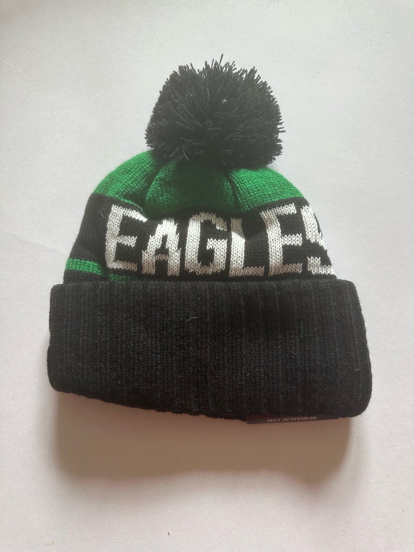 Philadelphia Eagles NFL Bobble Beanie Multi Colour With Tags on