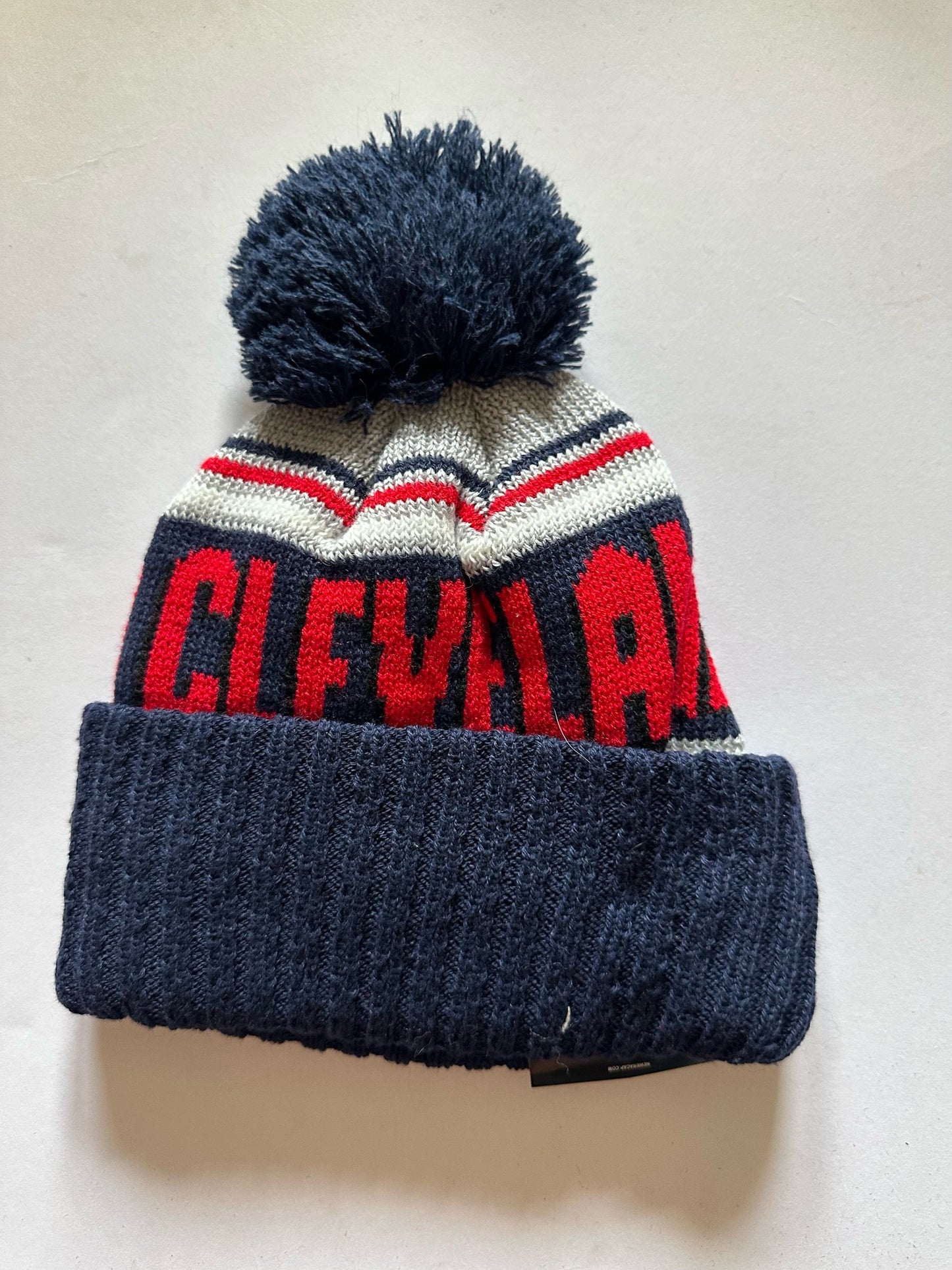Cleveland Guardians MLB Bobble Beanie Multi Colour With Tags on