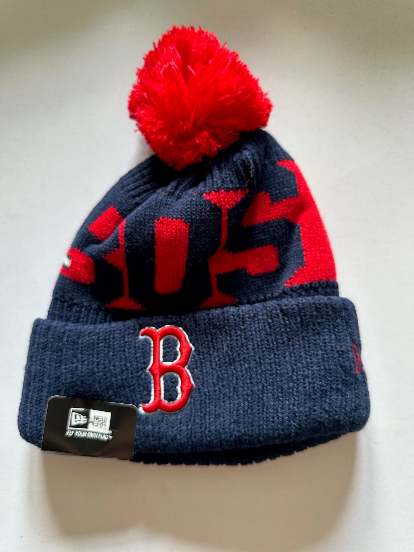 Boston Red Sox MLB Bobble Beanie Multi Colour With Tags on