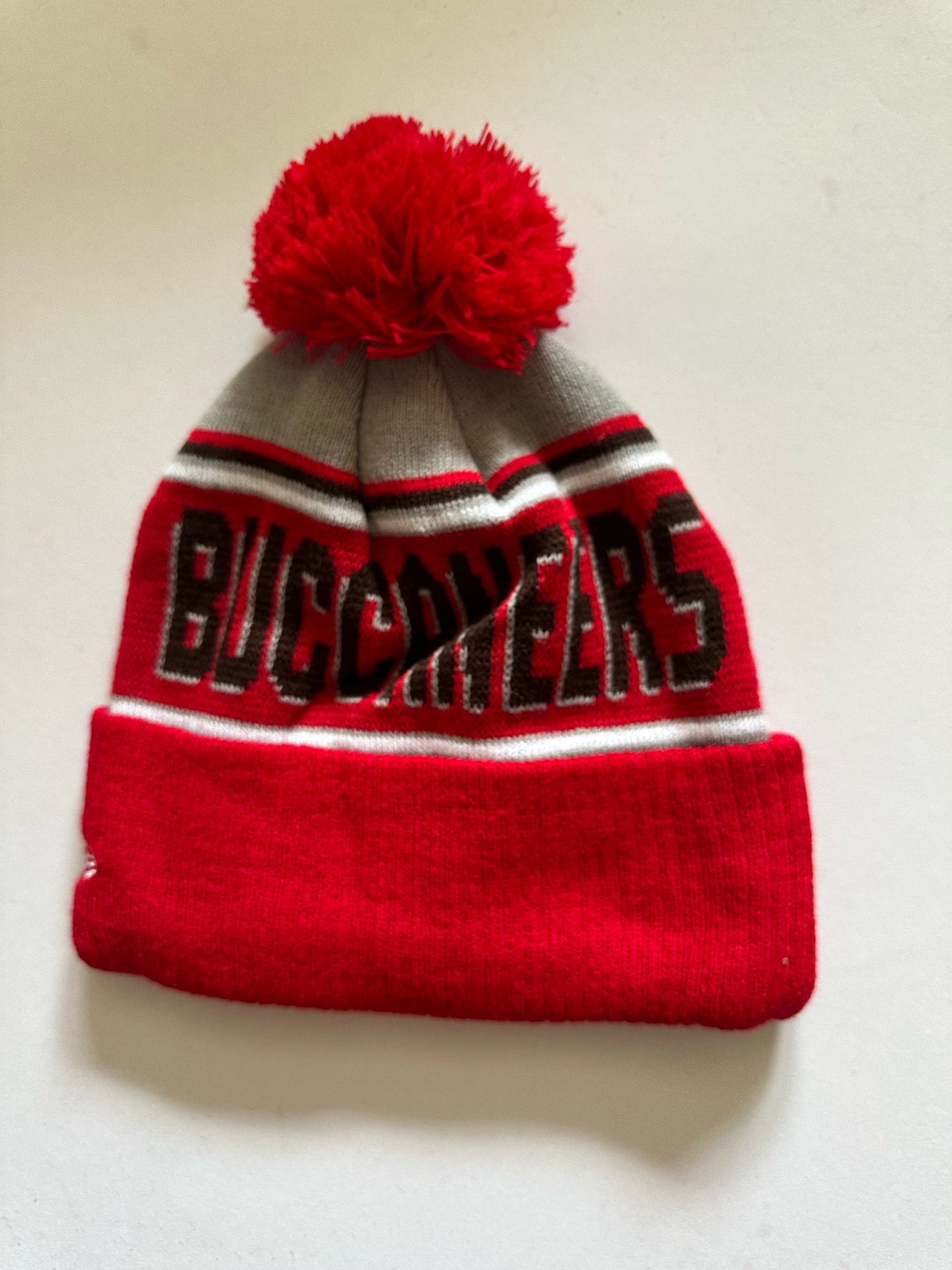 Tampa Bay Buccaneers NFL Bobble Beanie Multi Colour With Tags on