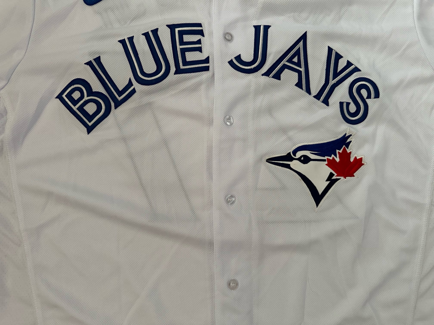 Toronto Blue Jays MLB Baseball Shirt Large Guerrero Jr 27 White