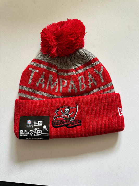 Tampa Bay Buccaneers NFL Bobble Beanie Multi Colour With Tags on