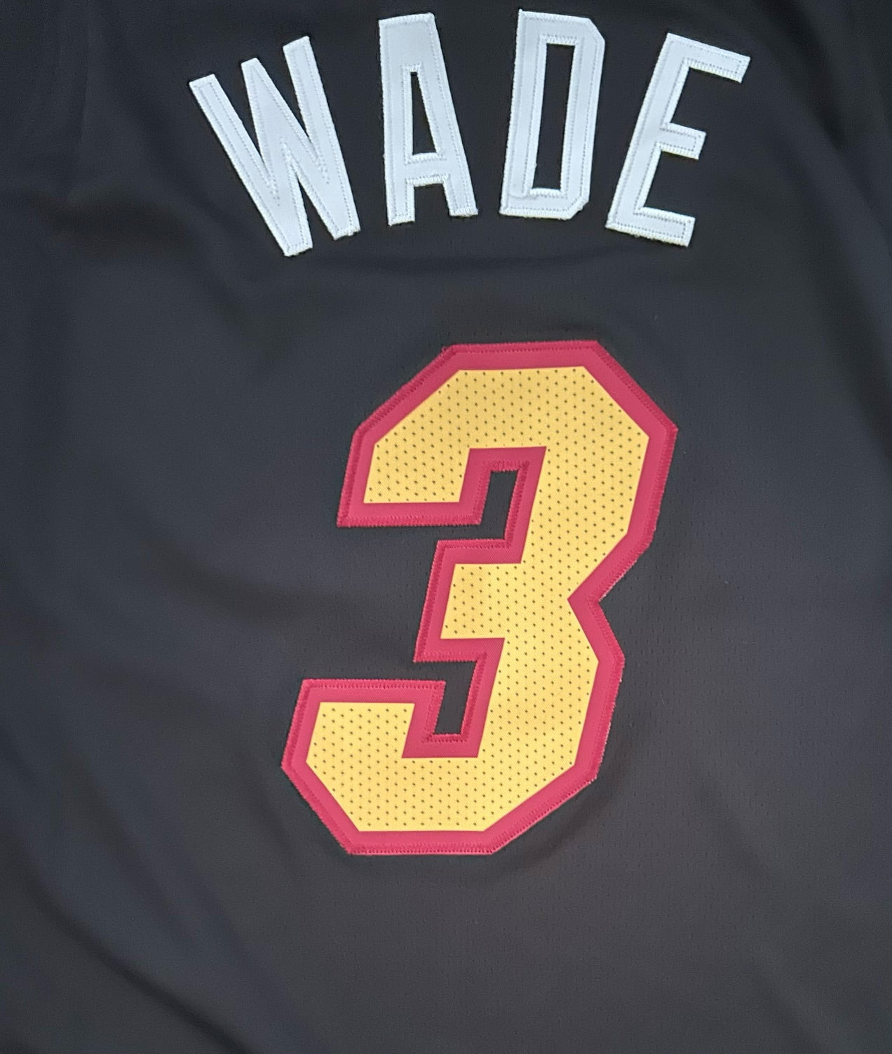 Miami Heat NBA Basketball Vest Large Wade 3 Black