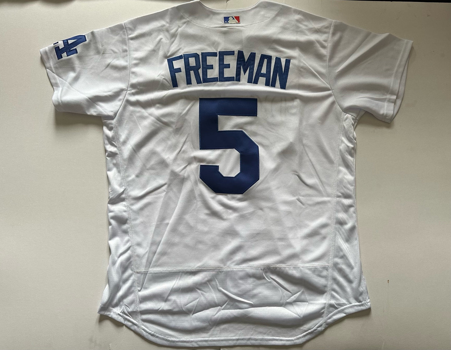 Los Angeles LA Dodgers MLB Baseball Shirt Large Freeman 5 White