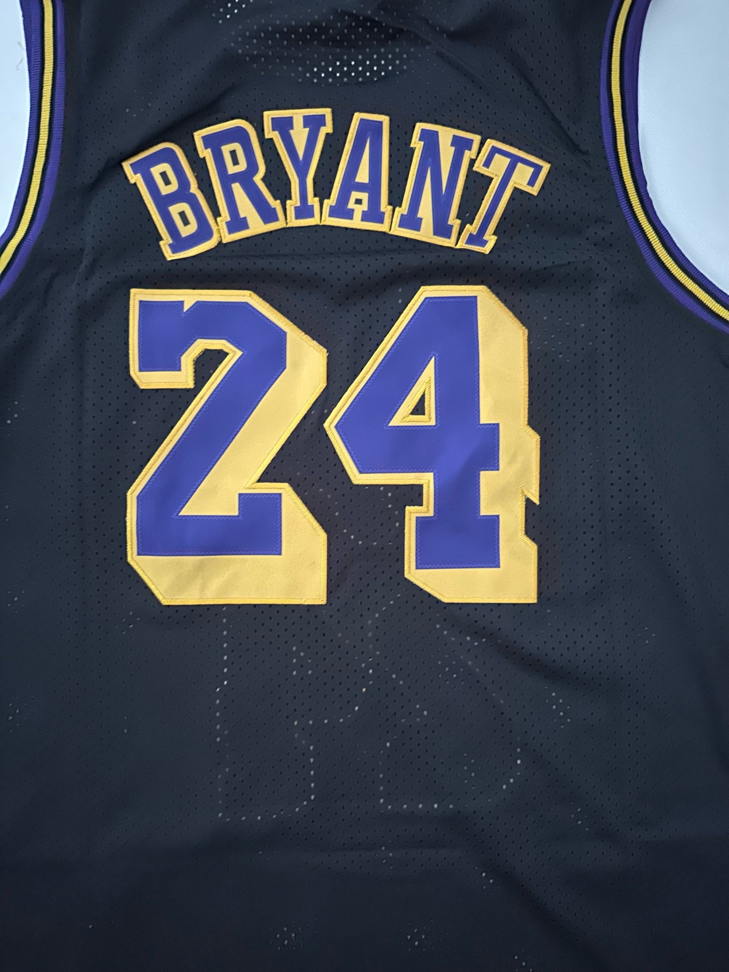 Los Angeles LA Lakers NBA Hardwood Classics Basketball Vest Large Black 24