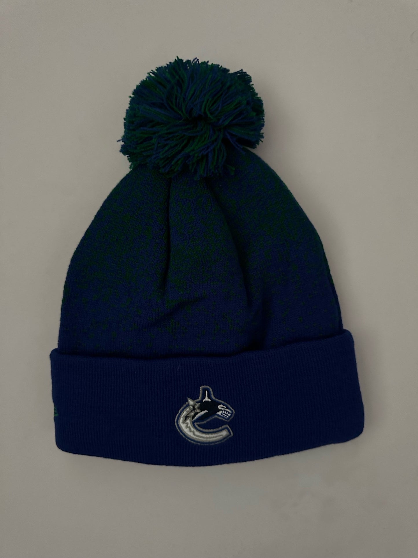 Vancouver Canucks NHL Bobble Beanie Multi Colour With Tags on