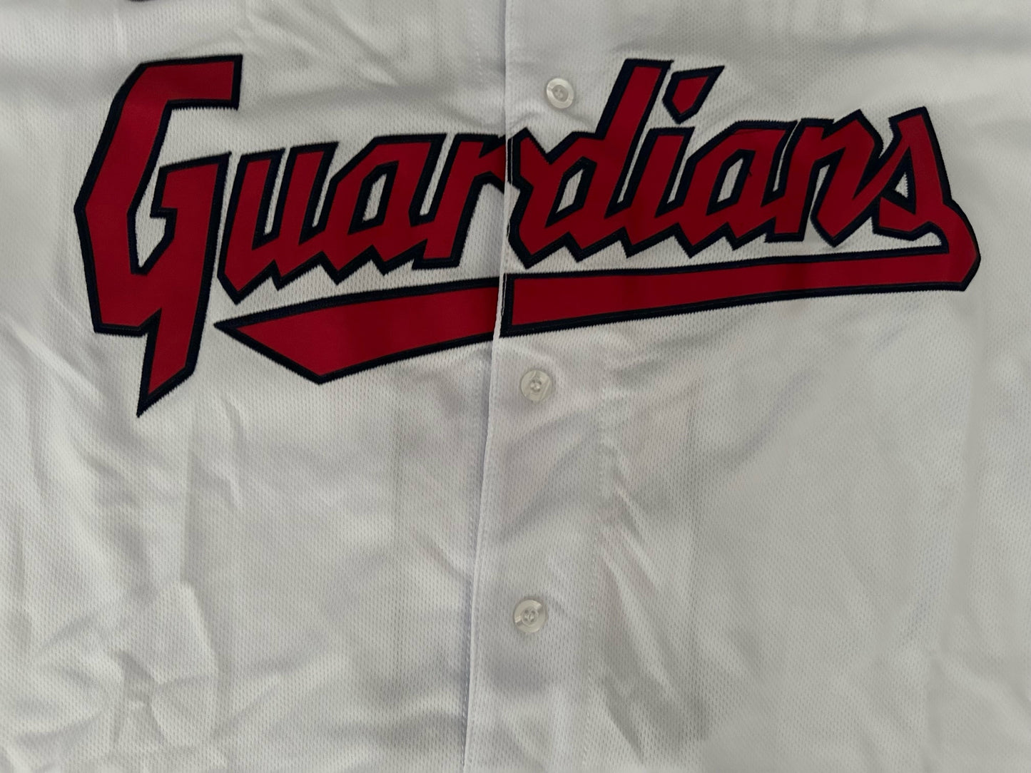Cleveland Guardians MLB Baseball Shirt Large Ramirez 11