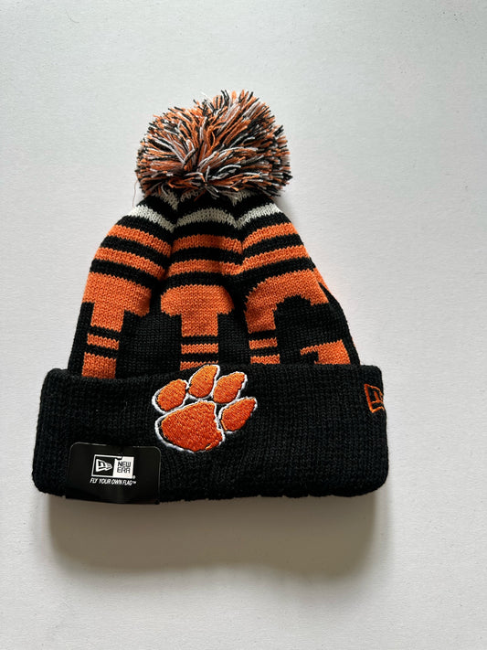 Clemson Tigers NCAA Bobble Beanie Multi Colour Tags on