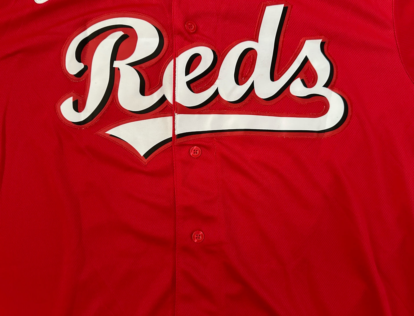 Cincinnati Reds De La Cruz MLB Baseball Shirt Large 44 Red