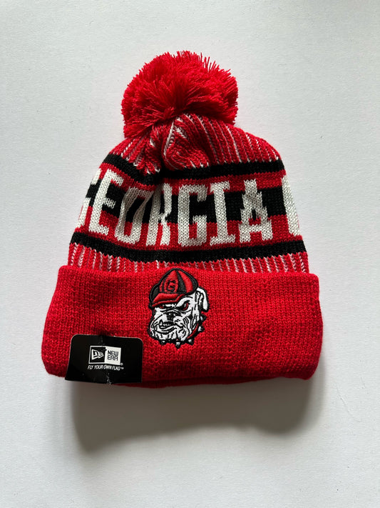 Georgia Bulldogs UGA NCAA Bobble Beanie Multi Colour Tags on