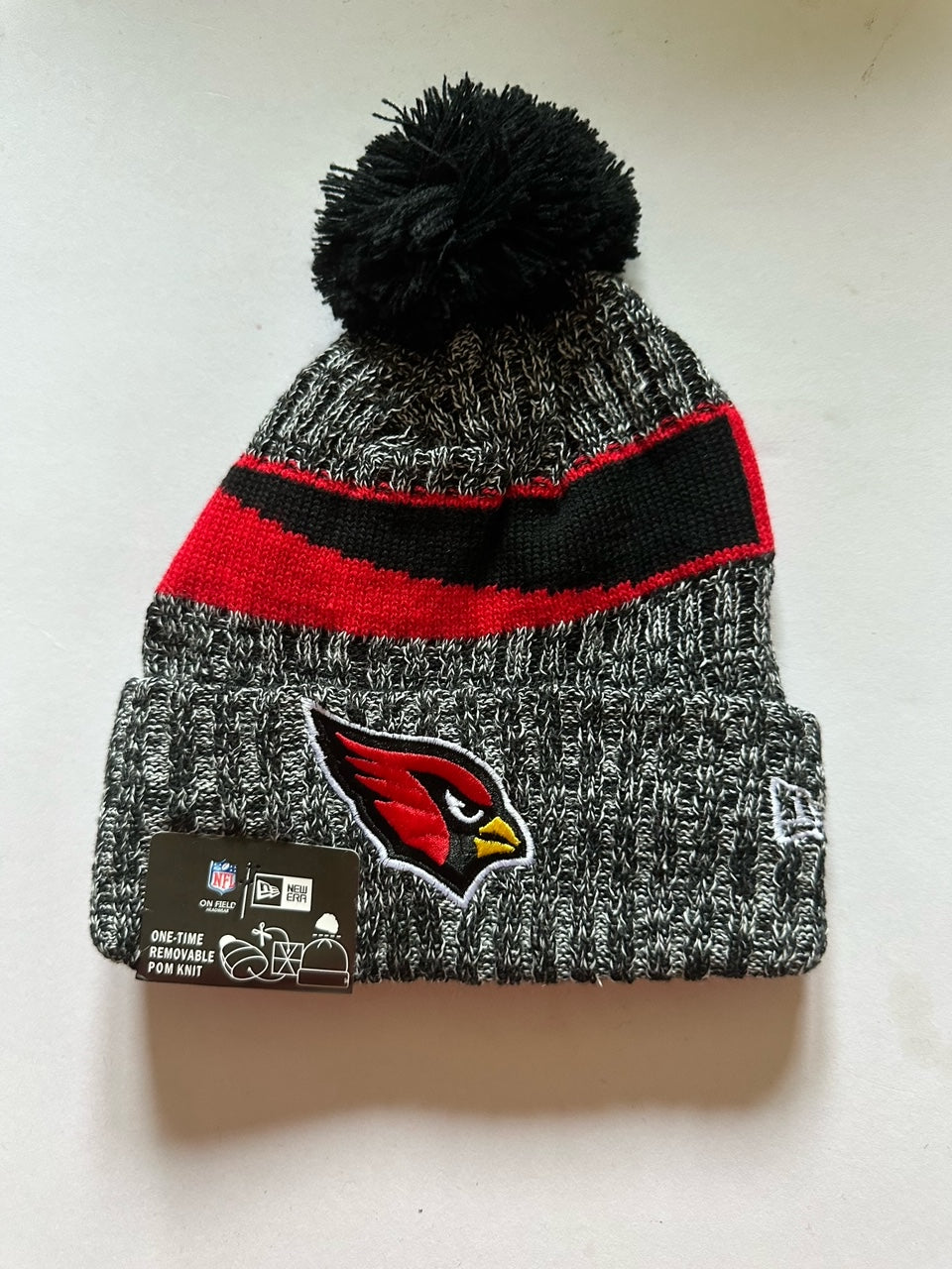 Arizona Cardinals NFL Bobble Beanie Multi Colour With Tags on