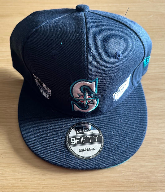 Seattle Mariners MLB SnapBack Baseball Cap Multicolour New With Sticker