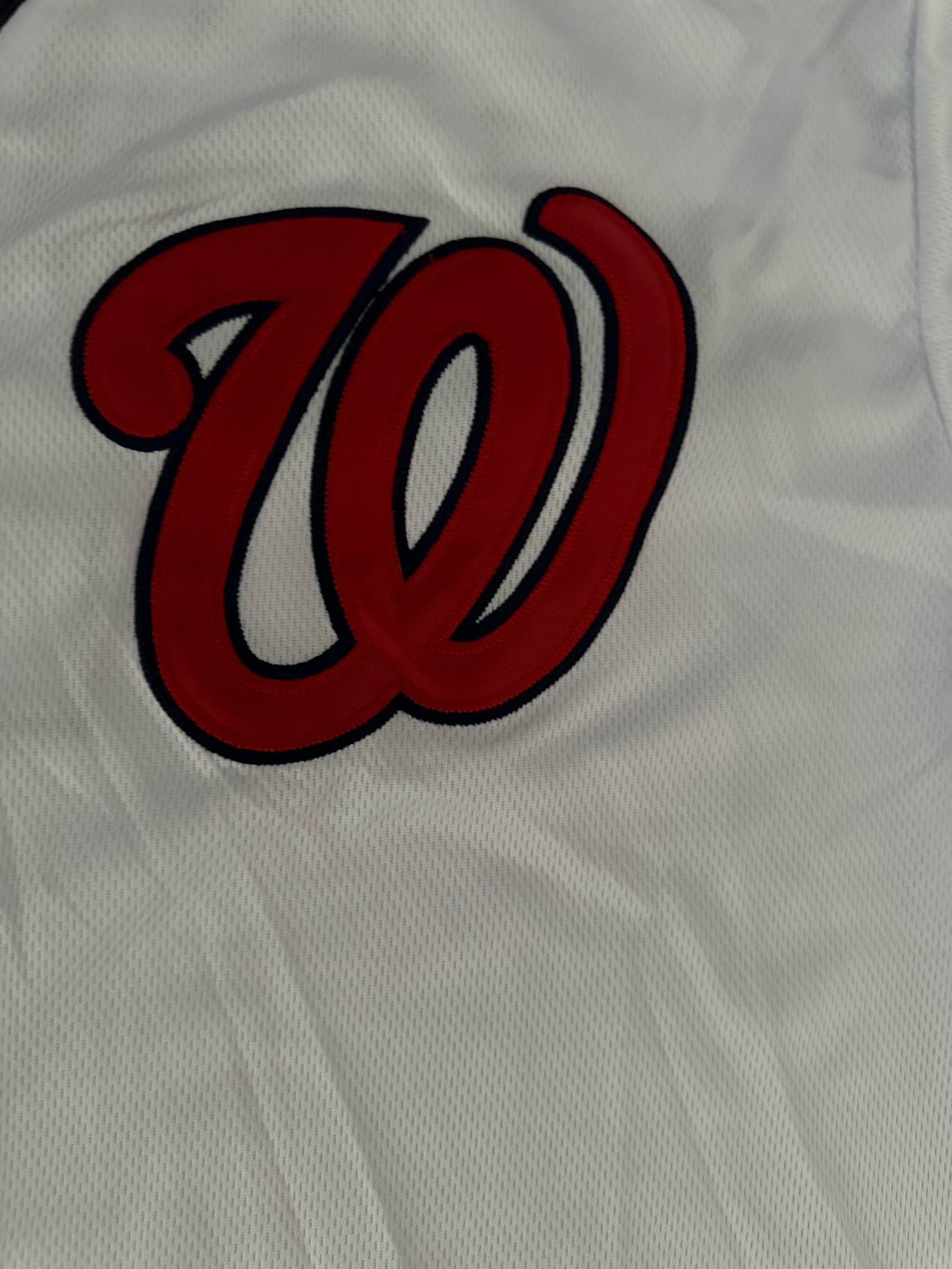 Washington Nationals MLB Baseball Shirt Large Zimmerman 11 White