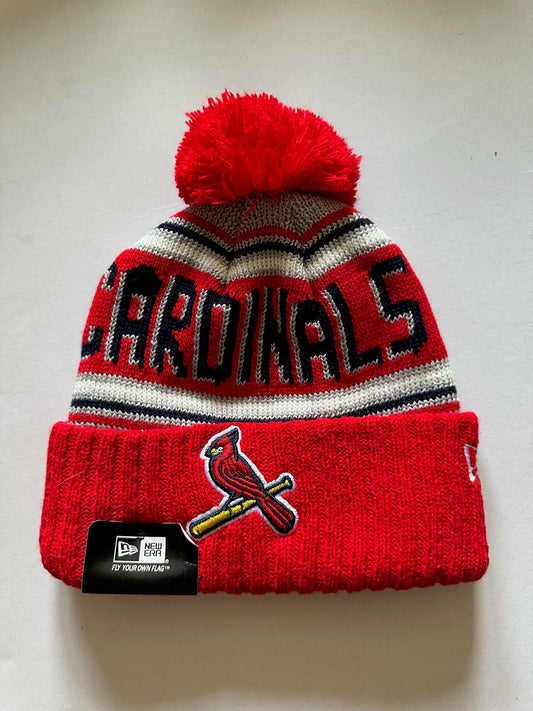 St Louis Cardinals MLB Bobble Beanie Multi Colour With Tags on