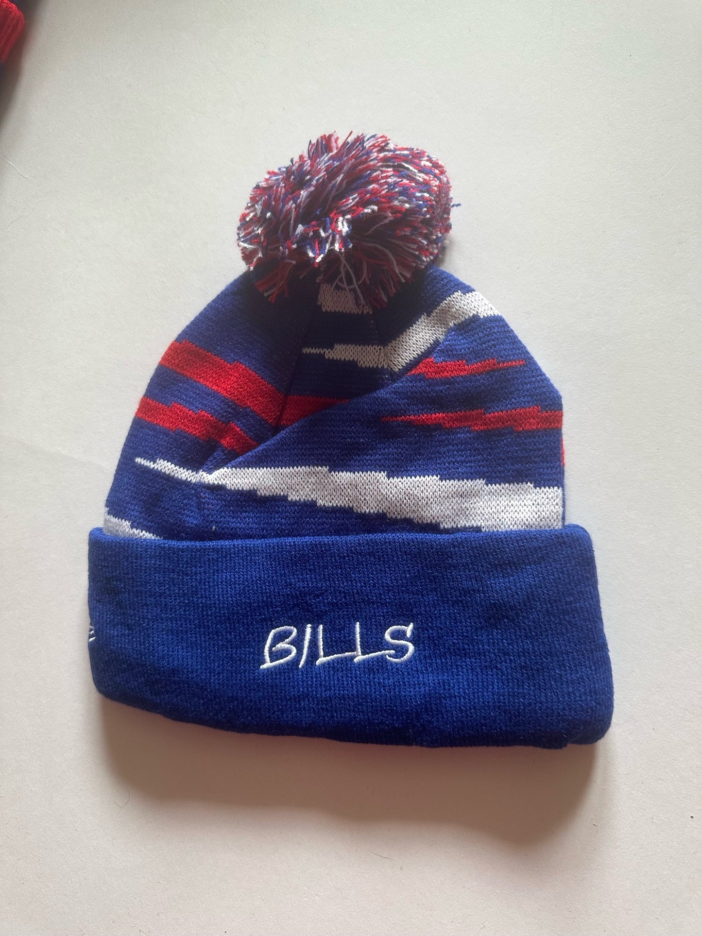 Buffalo Bills NFL Bobble Beanie Multi Colour With Tags on