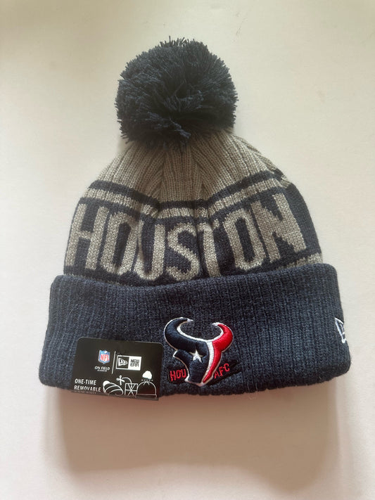 Houston Texans NFL Bobble Beanie Multi Colour With Tags on