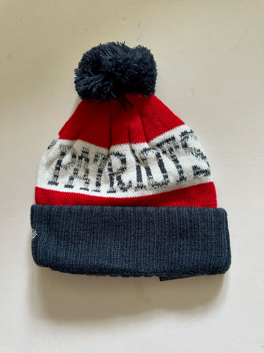 New England Patriots NFL Bobble Beanie Multi Colour With Tags on
