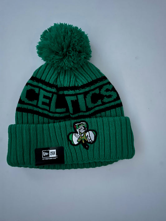 Boston Celtics NBA Bobble Beanie Multi Colour With Tags on