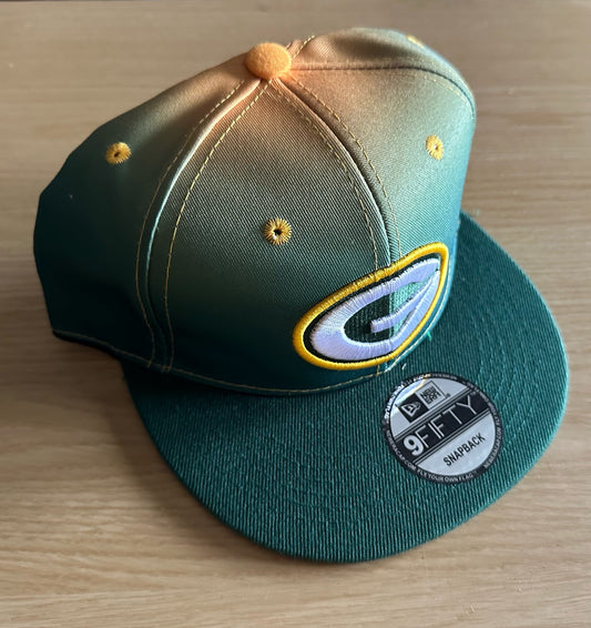Green Bay Packers NFL SnapBack Baseball Cap Multicolour New With Sticker