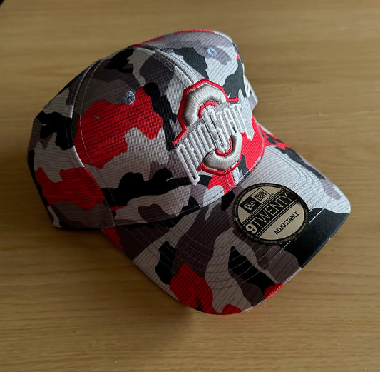 Ohio State Buckeyes NCAA Camo Baseball Cap Multicolour New With Sticker