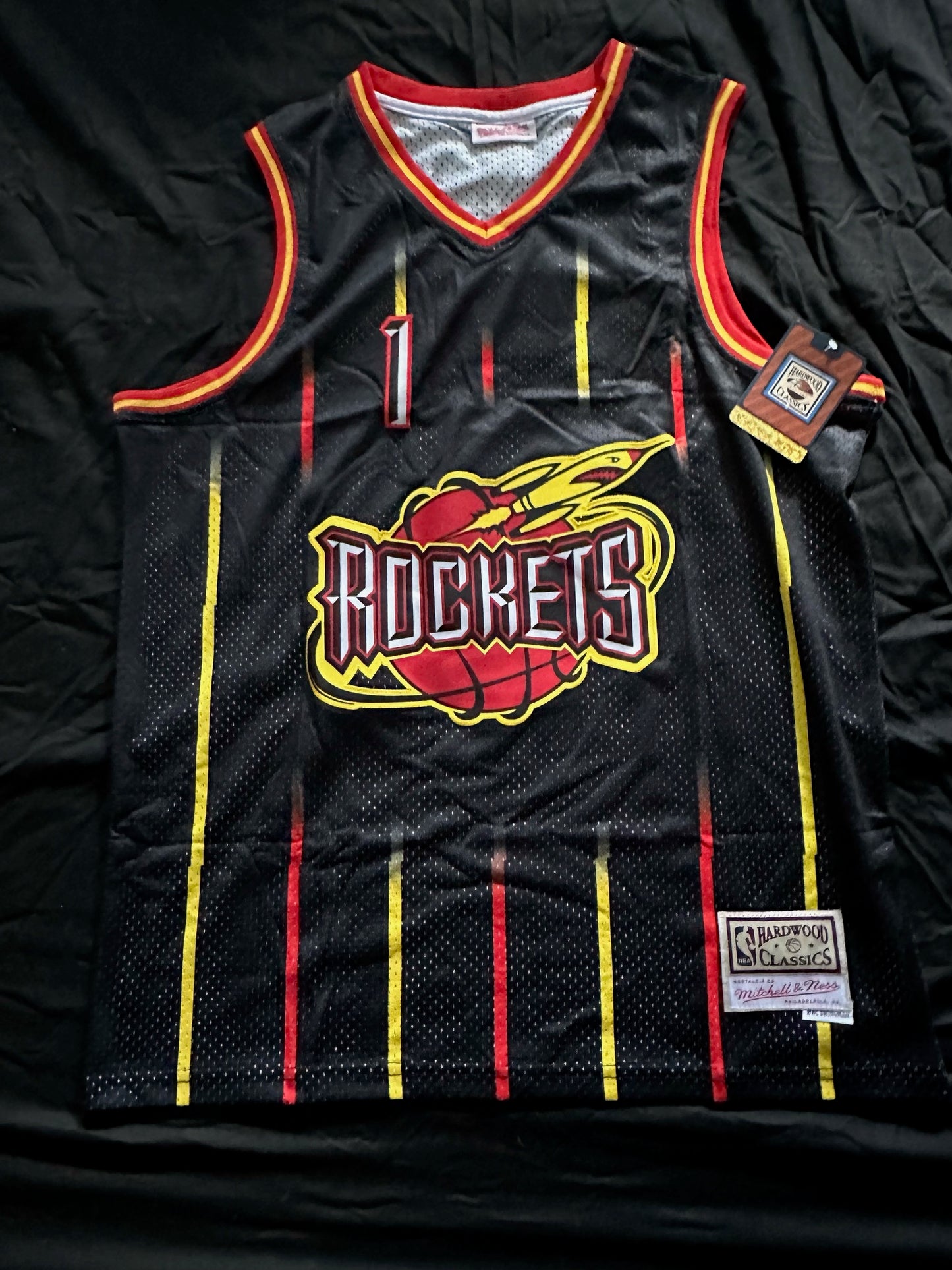 Retro Hardwood Classics Houston Rockets McGrady Basketball Vest Large