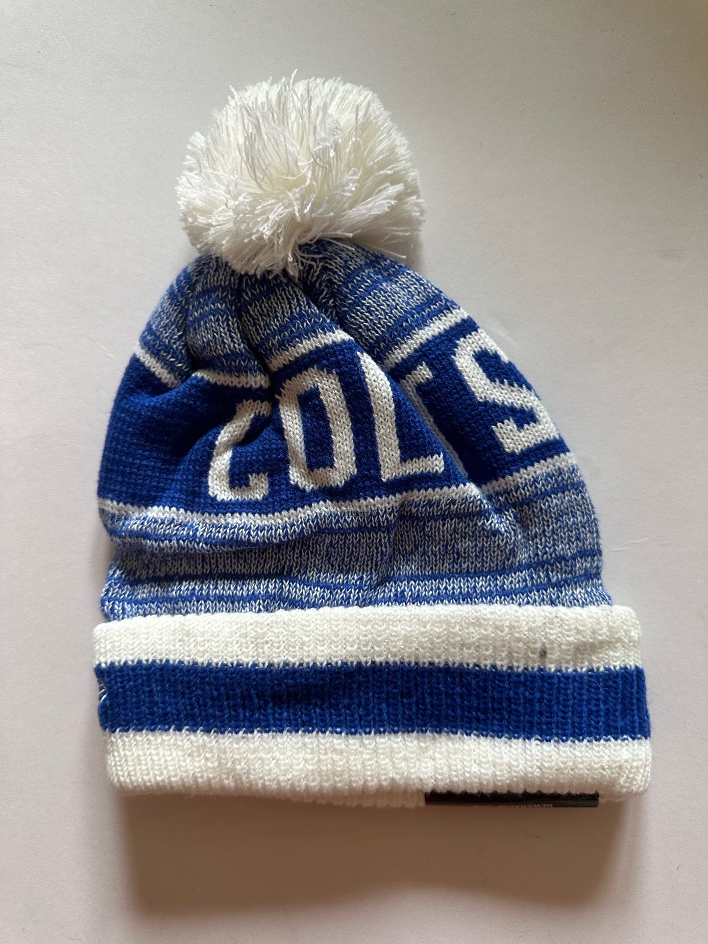 Indianapolis Colts NFL Bobble Beanie Multi Colour With Tags on