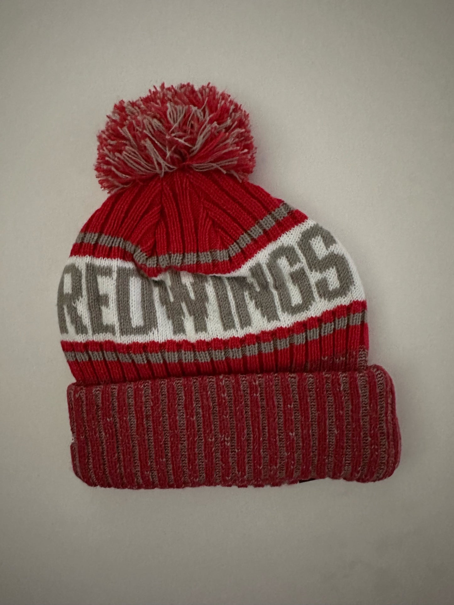 Detroit Red Wings NHL Bobble Beanie Multi Colour With Tags on