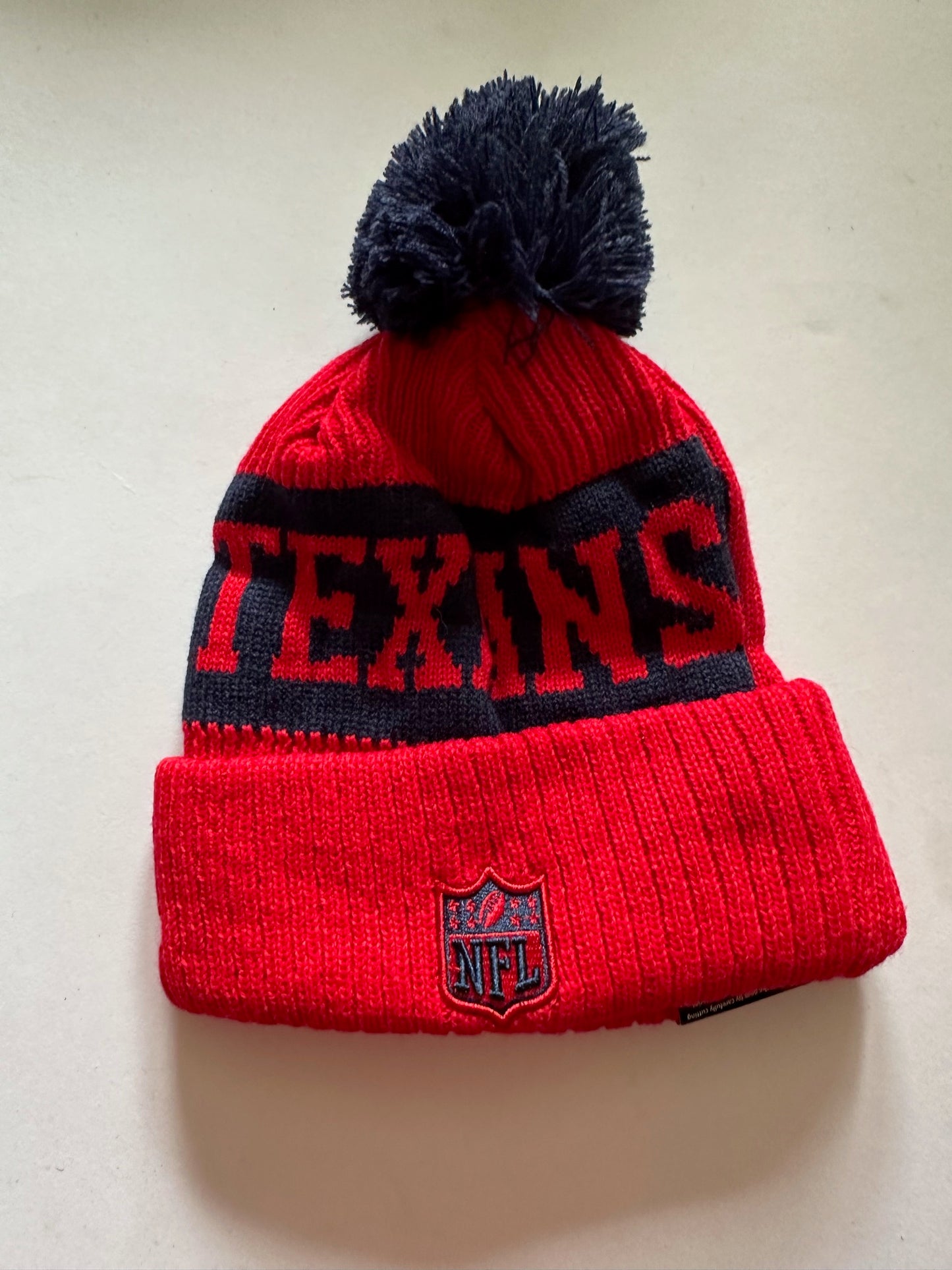 Houston Texans NFL Bobble Beanie Multi Colour With Tags on