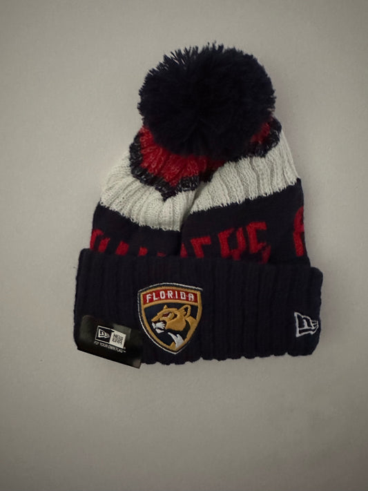 Florida Panthers NHL Bobble Beanie Multi Colour With Tags on