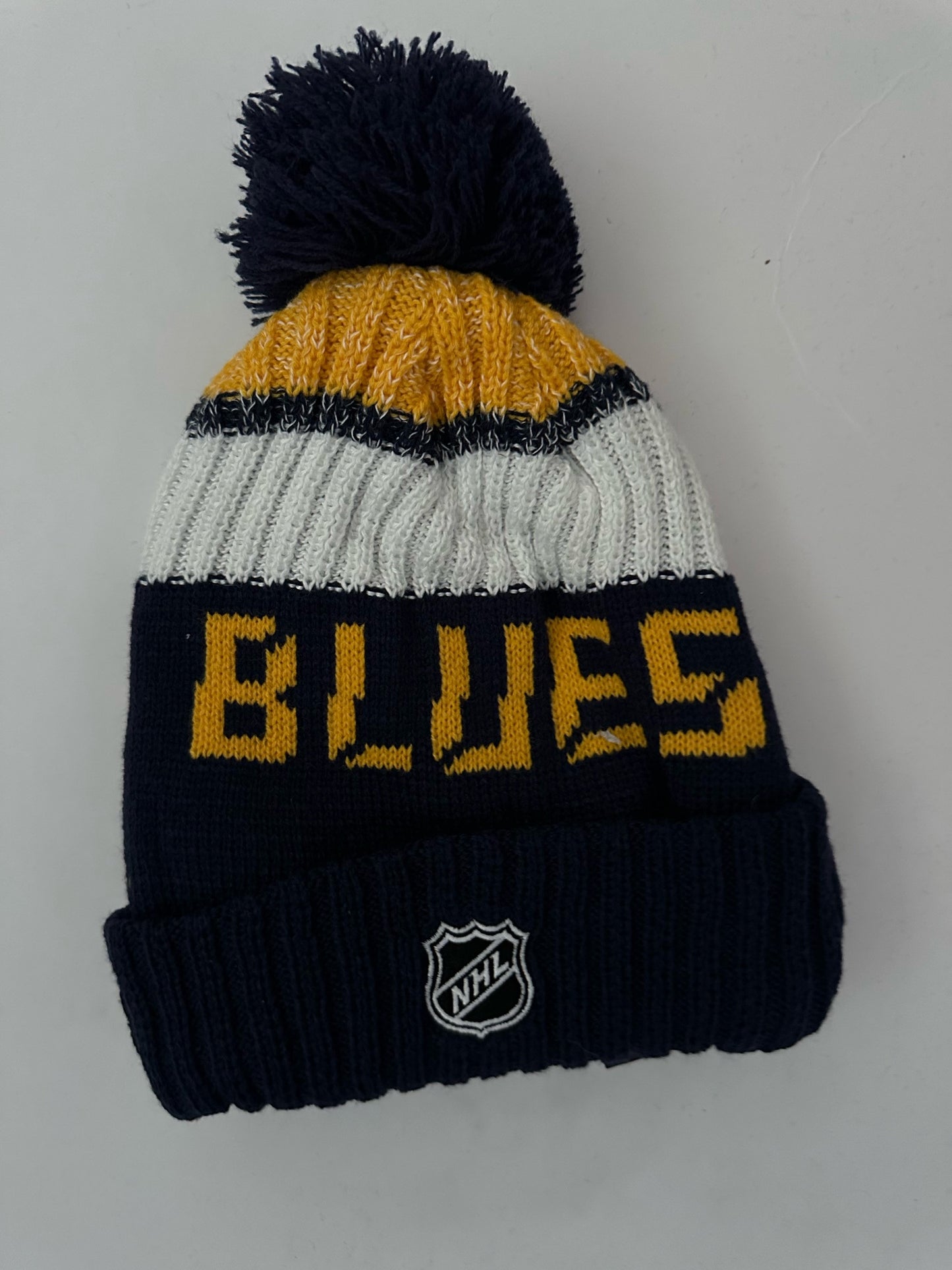 St Louis Blues NHL Bobble Beanie Multi Colour With Tags on