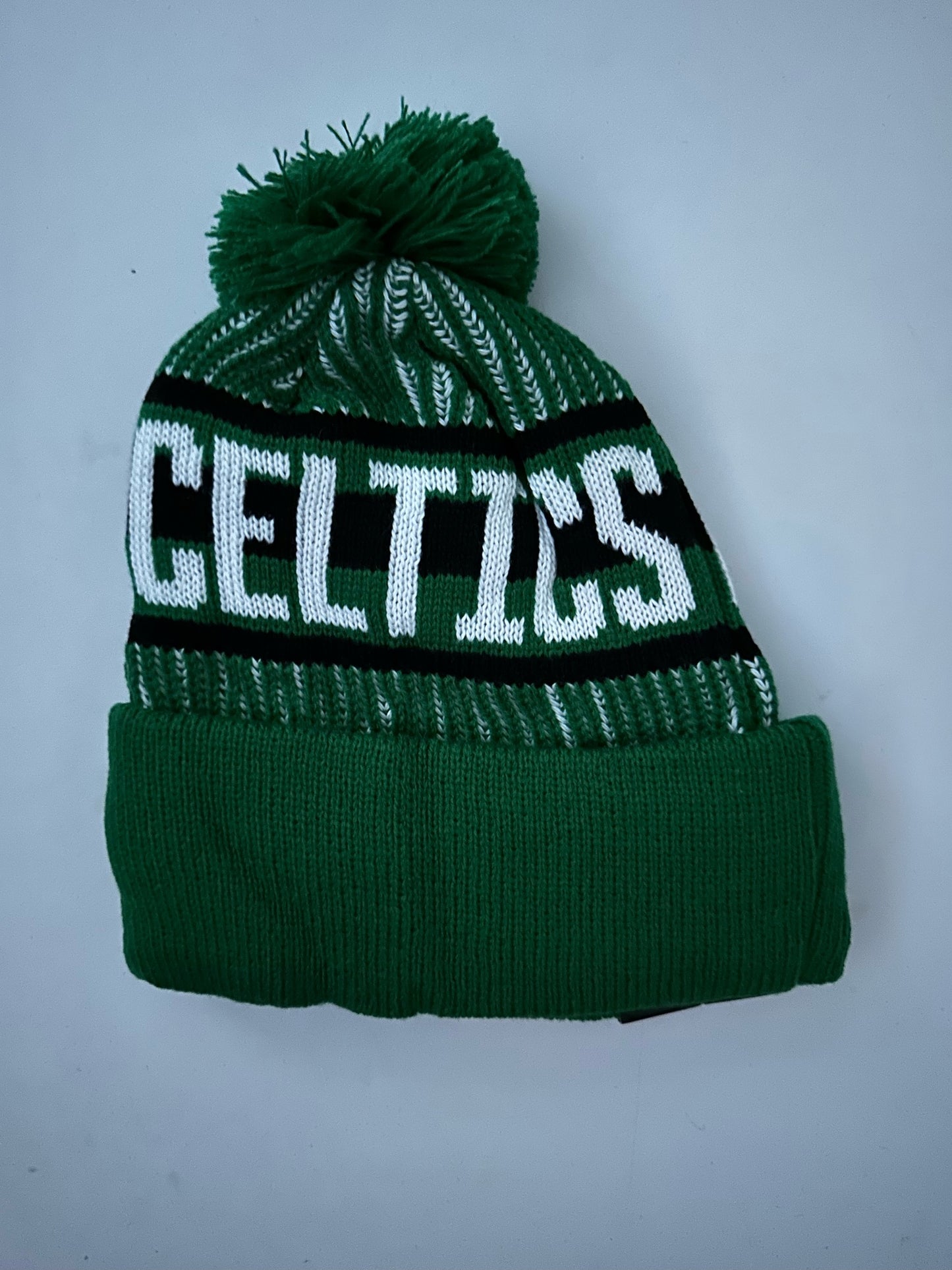 Boston Celtics NBA Bobble Beanie Multi Colour With Tags on