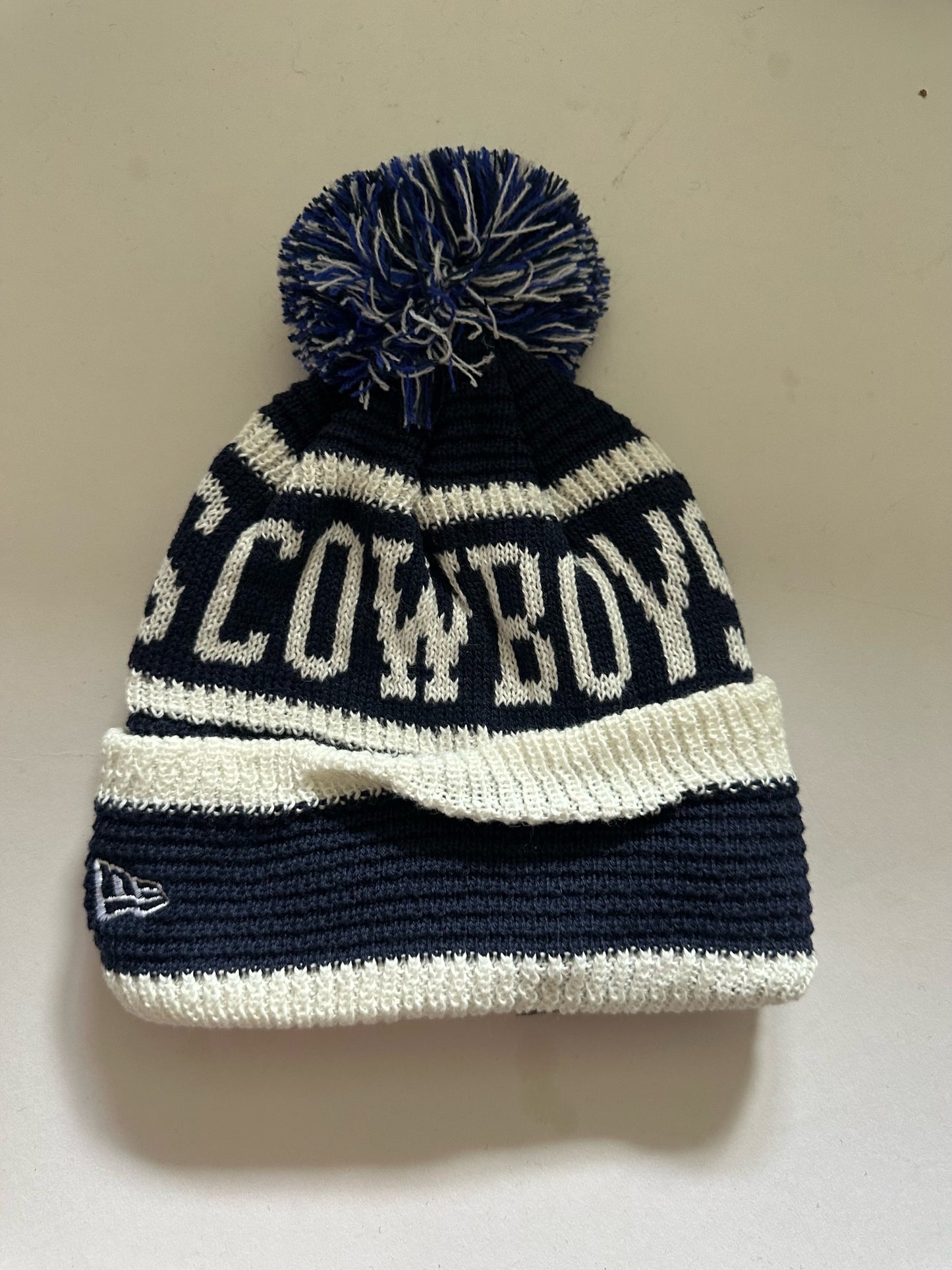 Dallas Cowboys NFL Bobble Beanie Multi Colour With Tags on