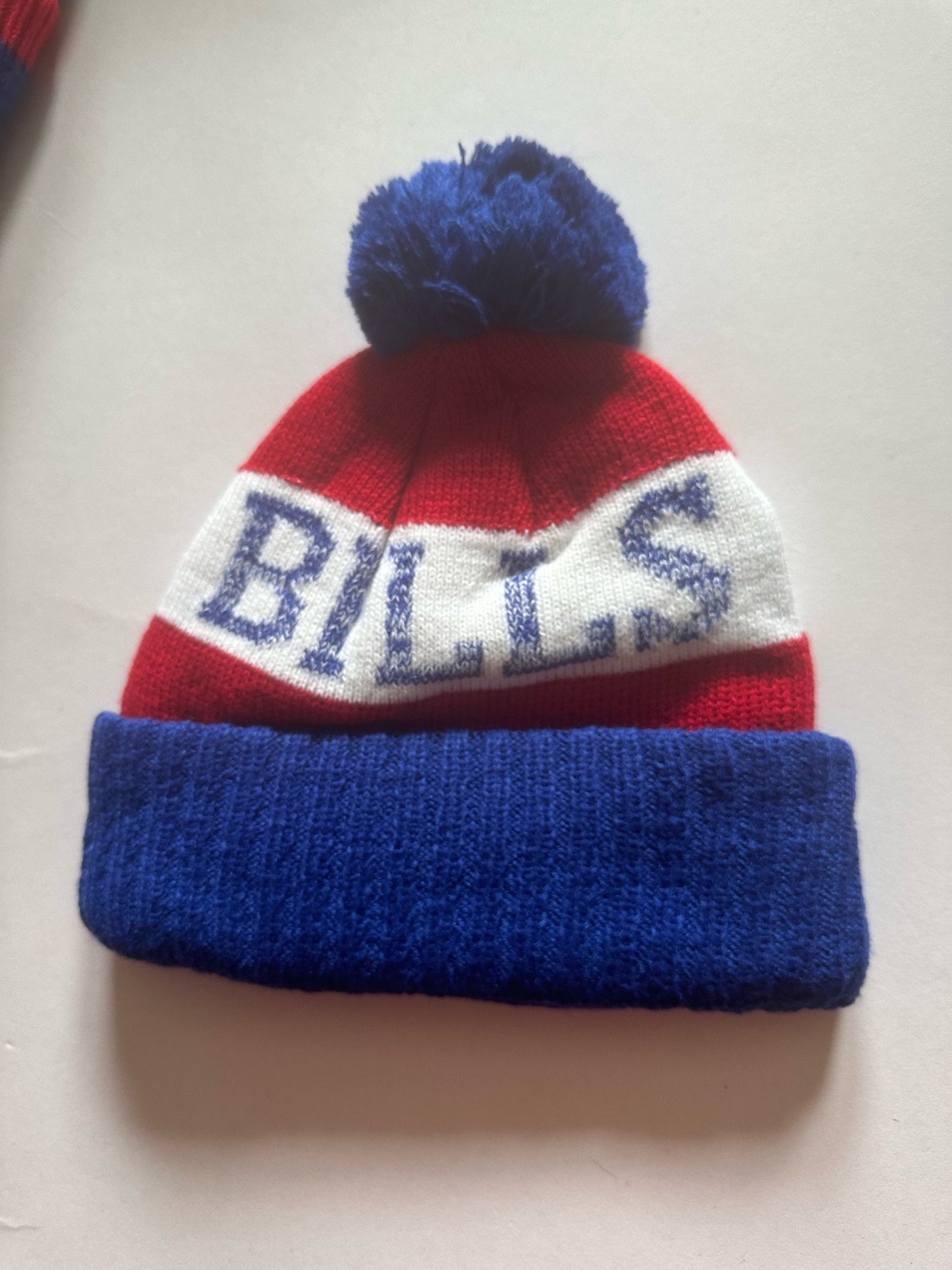 Buffalo Bills NFL Bobble Beanie Multi Colour With Tags on