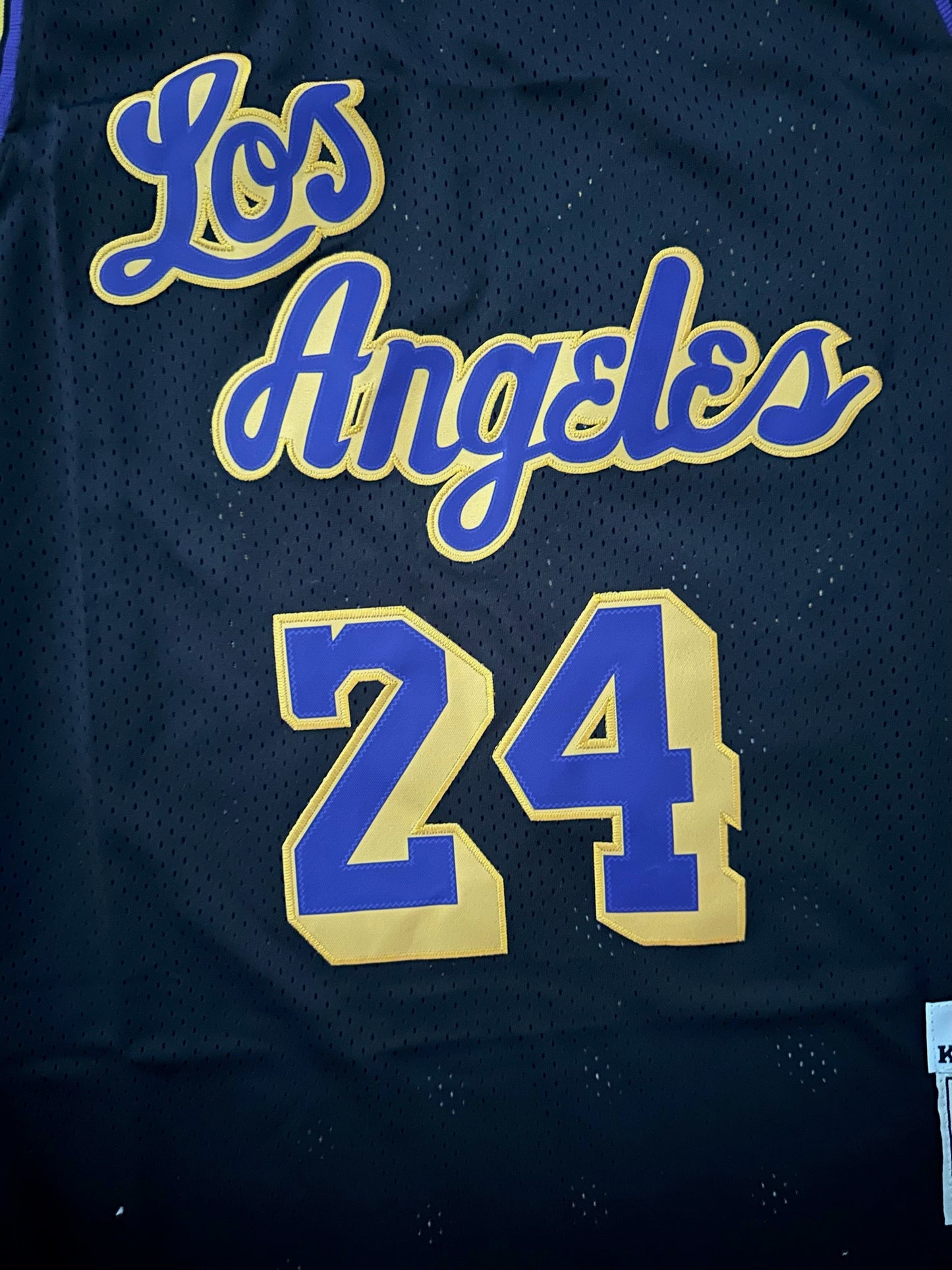 Los Angeles LA Lakers NBA Hardwood Classics Basketball Vest Large Black 24