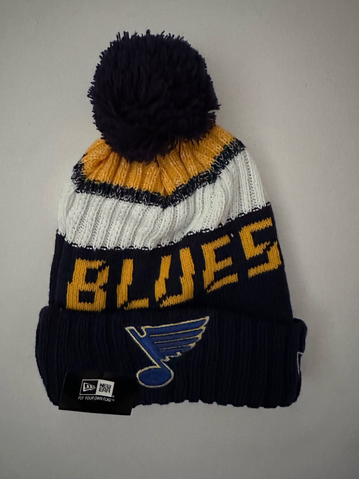 St Louis Blues NHL Bobble Beanie Multi Colour With Tags on