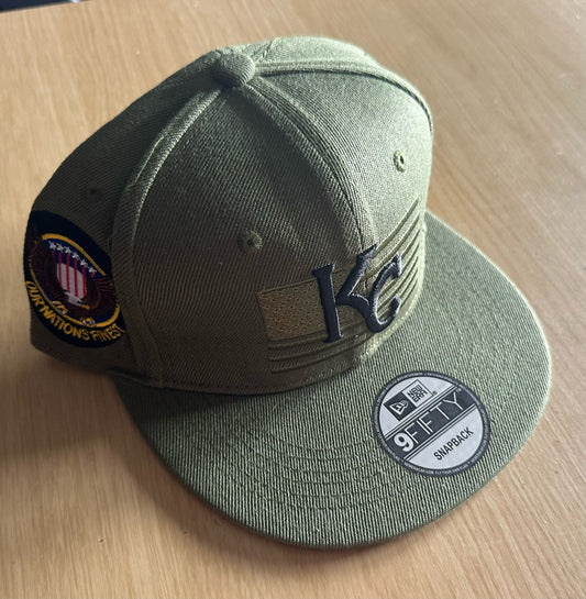 Kansas City Royals Military MLB SnapBack Baseball Cap Multicolour New With Sitcker
