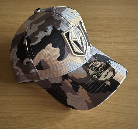 Vegas Golden Knights NHL Camo Baseball Cap Multicolour New With Sticker