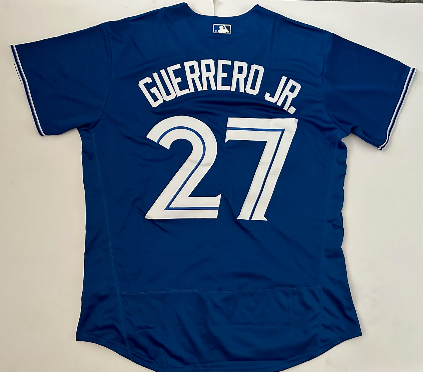 Toronto Blue Jays MLB Baseball Shirt Large Guerrero Jr 27 Blue