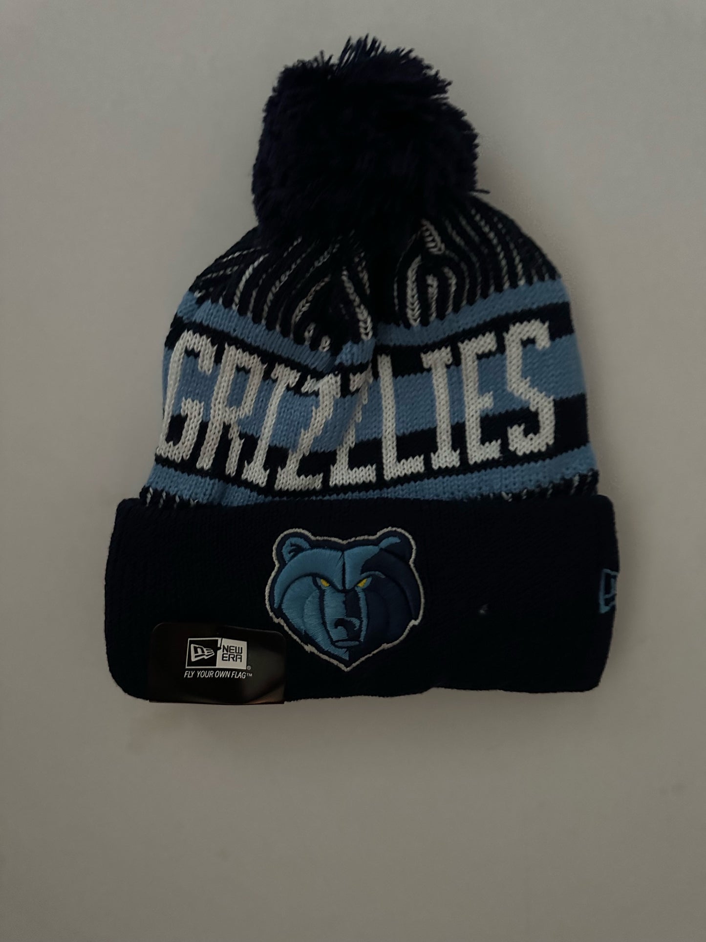 Memphis Grizzlies NBA Bobble Beanie Multi Colour With Tags on