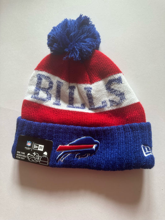 Buffalo Bills NFL Bobble Beanie Multi Colour With Tags on