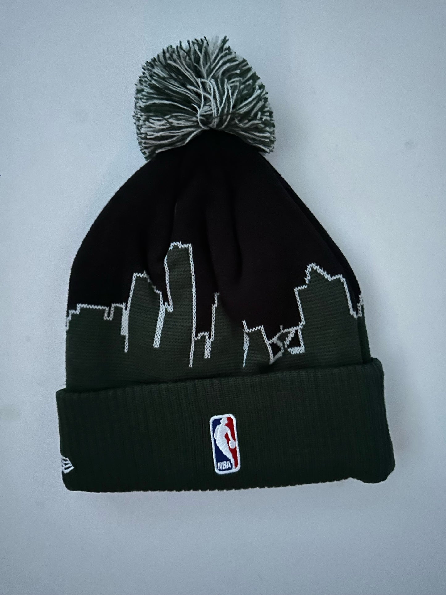 Milwaukee Bucks NBA Bobble Beanie Multi Colour With Tags on
