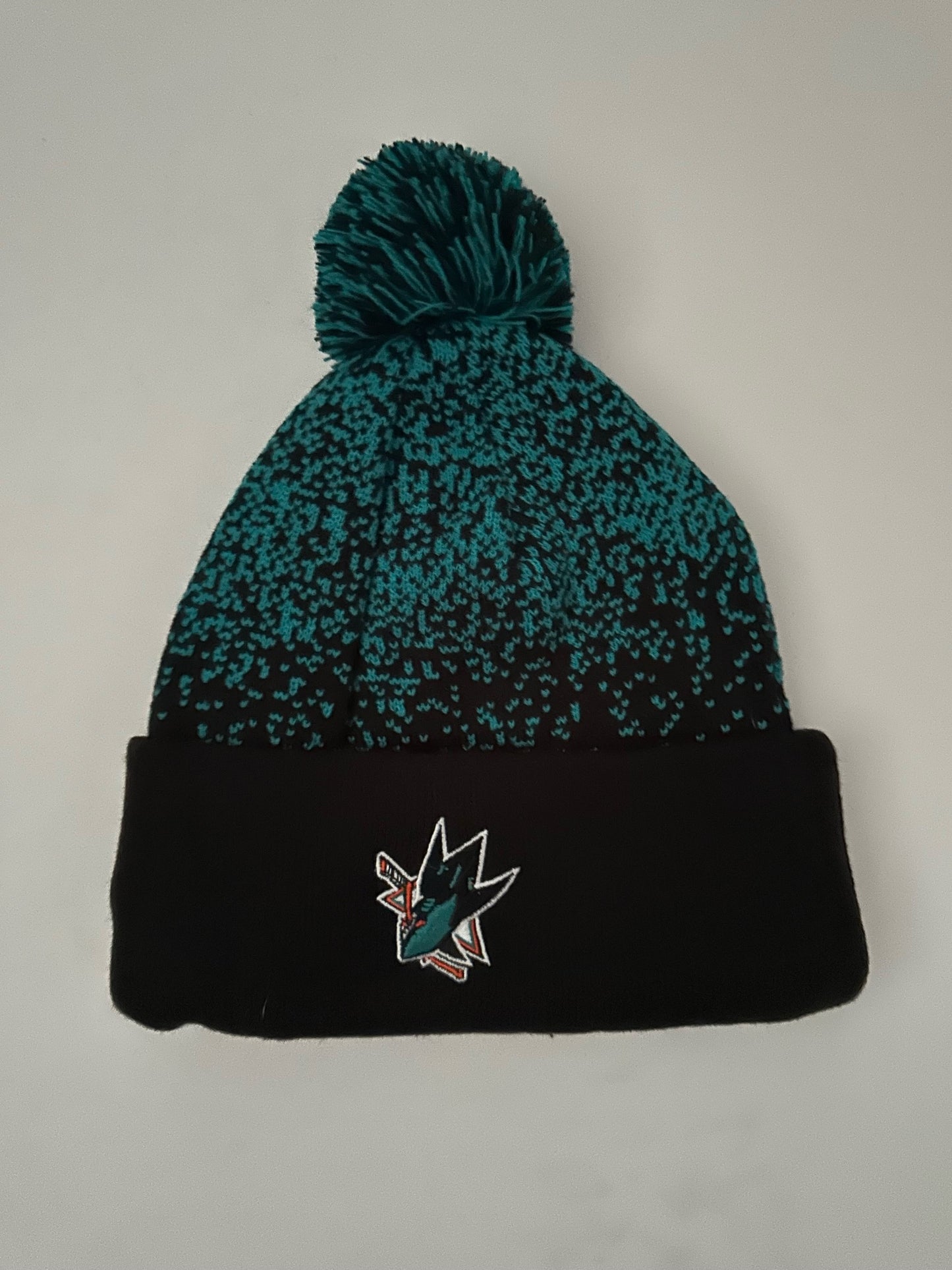 San Jose Sharks NHL Bobble Beanie Multi Colour With Tags on