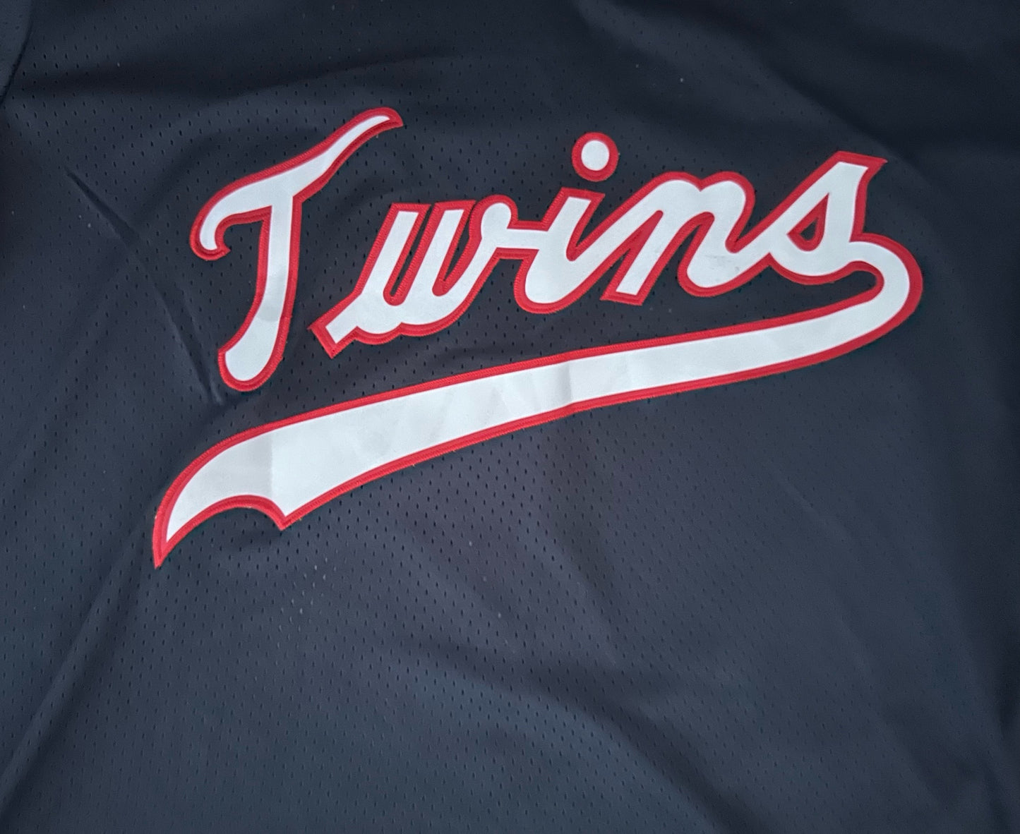 Minnesota Twins MLB Baseball Shirt Large Mauer 7 Blue