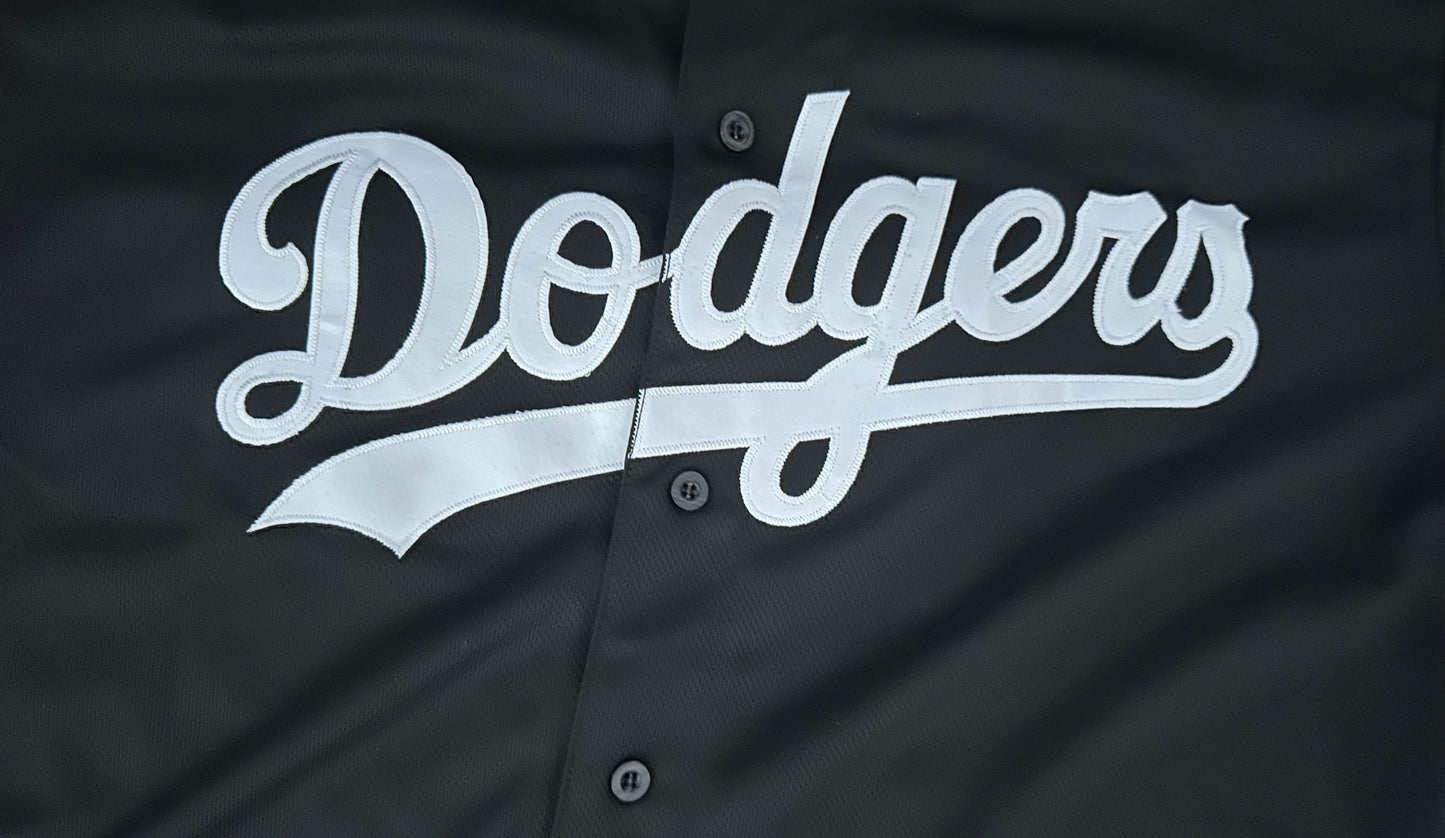 Los Angeles LA Dodgers MLB Baseball Shirt Large Freeman 5 Black
