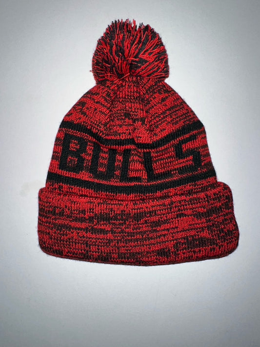 Chicago Bulls NBA Bobble Beanie Multi Colour With Tags on