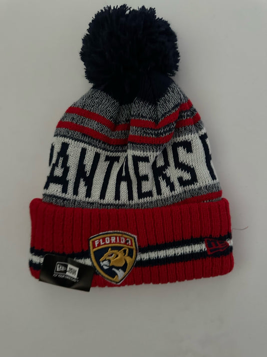 Florida Panthers NHL Bobble Beanie Multi Colour With Tags on