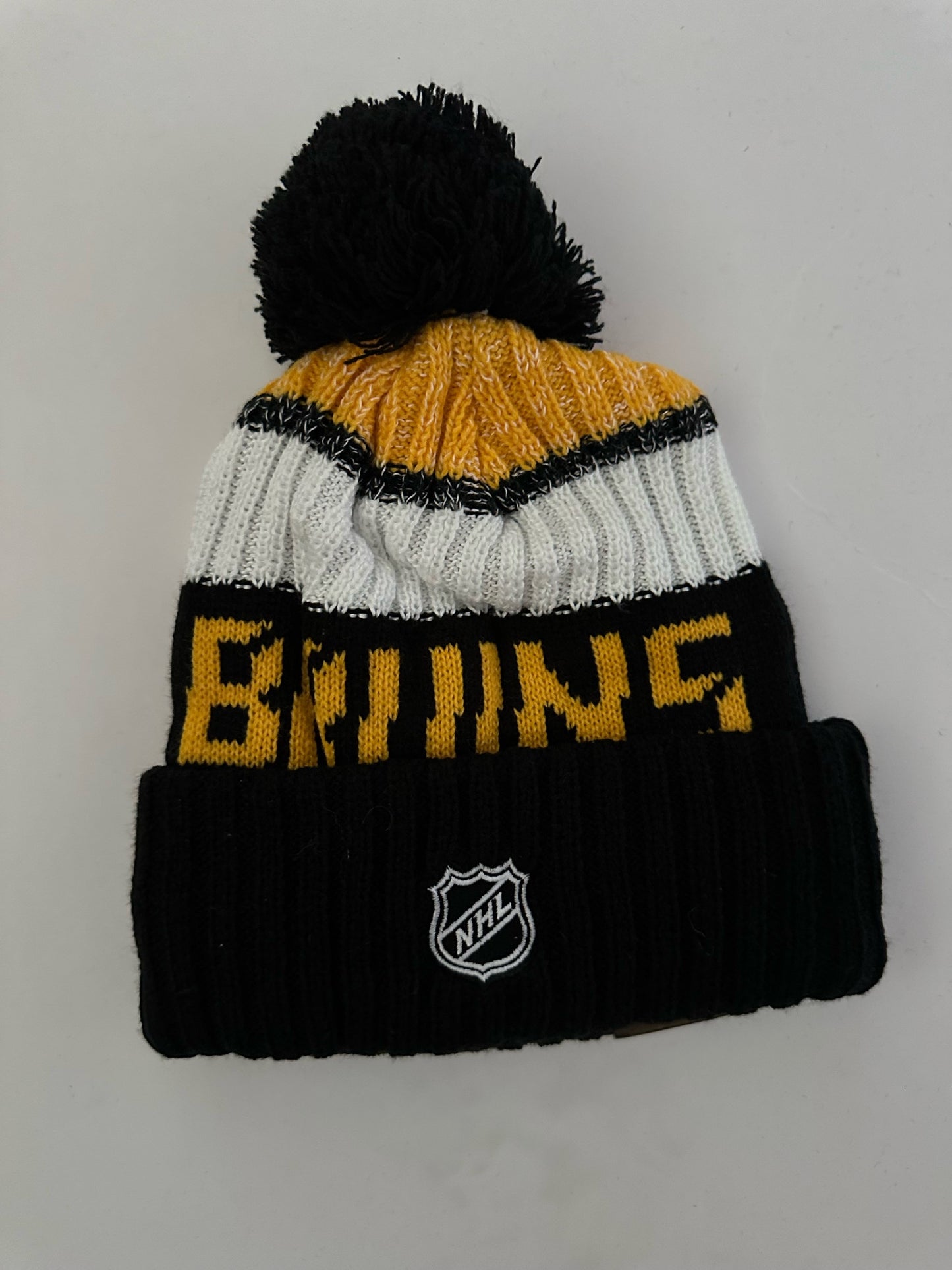 Boston Bruins NHL Bobble Beanie Multi Colour With Tags on