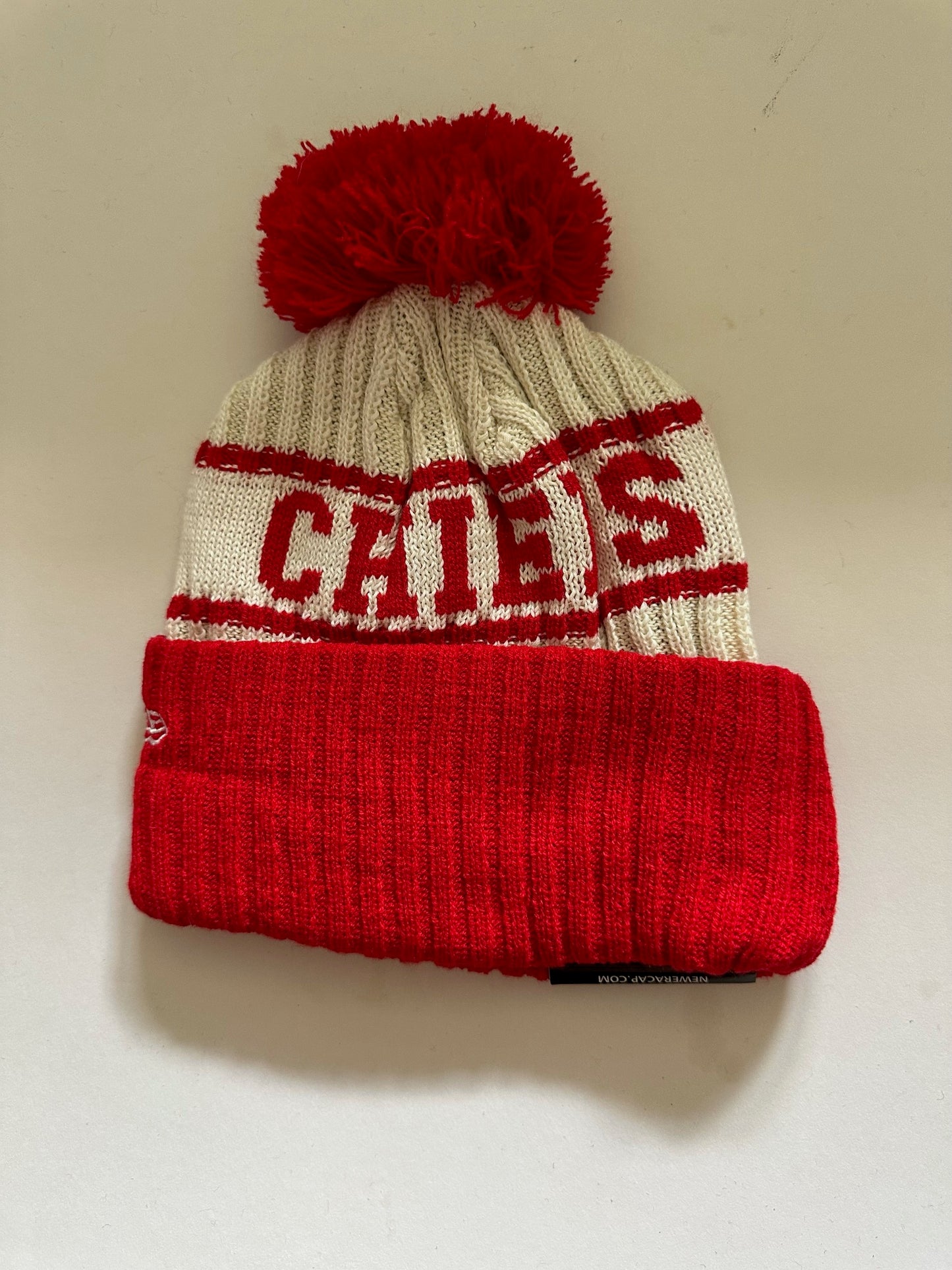 Kansas City Chiefs NFL Bobble Beanie Multi Colour With Tags on