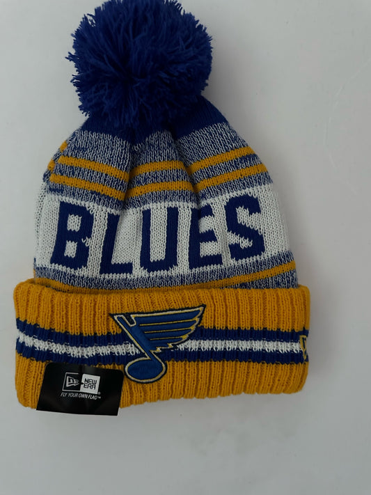 St Louis Blues NHL Bobble Beanie Multi Colour With Tags on